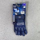 Nwt Franklin Cfx Pro Youth Batting Gloves Blue  Chrome Size Large