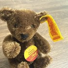 Vintage Steiff Miniature Dark Chocolate Brown Original Teddy Bear 0206 10