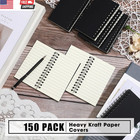 150 Pcs Small Spiral Notebooks Memo Pads 3x5 Bulk Small Pocket Notebooks Mini No