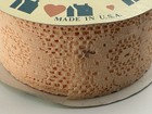 Vintage Home Sweet Home Peach Color Lace 1 7 8  Wide  4 Yards Usa
