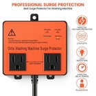Washing Machine Surge Protector  Ortis Double Outlet Voltage Protector For Ho   