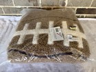 Pottery Barn Teen Brown Football Bean Bag Chair Slipcover Only Medium Cover New
