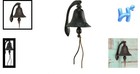 Heavy Cast Iron Logan Dinner Bell With Bracket - Rustic Charm For Gatherings