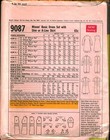 9087 Vintage Mccalls Sewing Pattern Misses 1960s Dress Set Slim A Line Skirt Oop