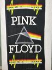 Pink Floyd Dark Side Of The Moon Beach Bath Towel Black 1982 Ra Briggs Vintage