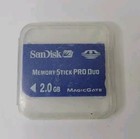  sandisk   memory Stick Pro Duo  2gb Card  magicgate  Be0729311532b Untested