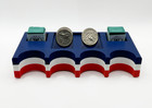Patriotic Usa Pool Cue Holder     Portable Pool Cue Rest With Chalk   Coin Slots