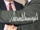 President Donald J Trump W gov Ventura 8x10 Photo Autographed W coa 
