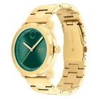 Movado Bold 3601257 42mm Green Museum Dial   Gold Bracelet Men s Watch