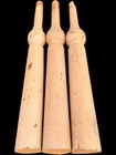 Lot 3 Solid Oak Wood Colonial Pin Top Newel Post Stair Staircase 15   