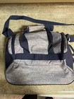 Adidas Diablo Small Duffel Bag Gym Tote White Pink Blue Travel Duffle Bag