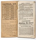 1878 - Pettit s American Eye Salve Fredonia New York Daily Memorandum - Xl3o