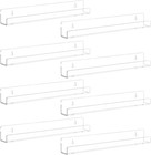 8 Pack Wall Mounted Shelf clear Acrylic Nail Polish Organizer Display  Wall Rack