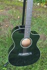 Taylor 214e-dlx Acoustic Electric Guitar With Hard Case And Accessories