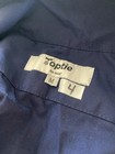 Toptie Mens Coveralls Uniform Suit Navy Mechanic Work Pants Shirt Medium Euc A8