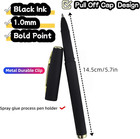 12 Pack Gel Ink Roller Ball Pens Black Ink 1 0mm Bold Smooth Writing