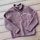 Patagonia Retro Pile Marsupial Pullover Fleece Brown Women s M Outdoor Hiking