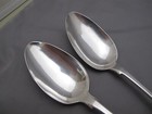 Pair Irish George Iii  Sterling Tablespoons-maker Sn  Dublin 1812