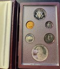 1983 Us Olympic Proof Prestige Set 90  Silver Dollar  6 Coin Lot W  Box No Coa
