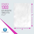 Dynarex  1303 Antiseptic Wipe Benzalkonium Bzk First Aid Wipes 5 x7 - Box Of 100