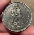 Great Britain - 1887 Large Silver Double Florin - Victoria