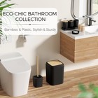 Luxury Black Bathroom Set With Shower Curtain And Rugs  24-piece Complete Bat   