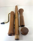 Vintage Wooden Wood Bass Recorder Made In Germany Alpine  f 