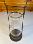 Antique Fred Pearl Wire Frame Lantern Monarch Glass Candle Holder New York Nyc