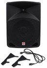 Rockville 10  Powered Karaoke Machine system W led s  2  Wireless Microphones