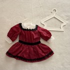 American Girl Doll Samantha Beforever Christmas Holiday Dress Red Satin Lace 18 