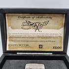 2003 Vintage 50th Anniversary Corvette Zippo Lighter Unfired In Box 2309 Of 5000