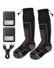 Heated Socks Rechargeable Electric Thermal Winter Foot Warmers W  Battery Packs