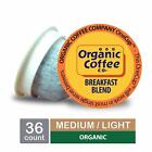 The Organic Coffee Co Onecup Breakfast Blend Coffee 36 To 180 K Cups Pick Size 