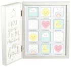 Love You To The Moon And Back Baby 12-opening First Year Hinged Collage Frame