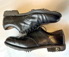 Footjoy Icon Black Full Leather Golf Shoes 11 5 Men   s