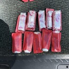 10 Vintage Classic Accordion Fold-out Clear Plastic Rain Bonnets In Purse Sleeve