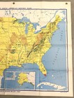 Vintage Nystrom Classroom Wall Map The Nation   s Resources 1969 Usa Map