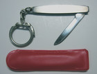 Schlitz Beer Wolff Distributing Hudson  Wi Vintage Small Keychain Pocket Knife