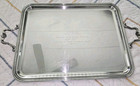 Christofle Regent High Quality Silver Plate Tray 26 6  Diplomat Engraved France