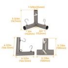 10 X 1  Golf Frame Corner Kit With Threaded Eye For Diy Outdoor Golf Cage Net