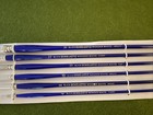 6x  Blick Long Handle  Blue Professional Artist  Oil Acrylic Paint Brush Set New