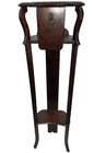 Antique Corner Display Table For Vase Or Statue   46  High  Art Nouveau Period