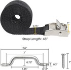 Ayaport 48  X 0 75  Battery Tie Down Strap Small Battery Box Hold Down Kit With