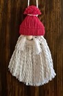 Macrame Santa Ornament