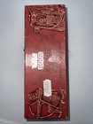 Vintage Konge Tinn Norwegian Pewter Viking Ship Design Pickle Fork Butter Knife