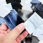 2 2lb Colorful Transparent Stained Glass Scraps Irregular Stained Glass Sheets