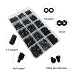 1 Box Plastic Nylon Hex Hexagon Spacer Column Standoff Screw Nut Washer Kit Set 