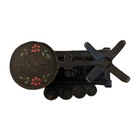 Vintage Mini Black Cast Iron Balance Weight Scale Rustic Farm House Decor 1930 s
