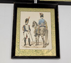  3  Antique Print Military Cavalery Napoleon French Army Imperial Guard 8  X 10 