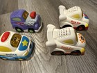 Vtech Go Go Smart Wheels Interactive Vehicles Police Race Car Van Lot Of 8 Cars